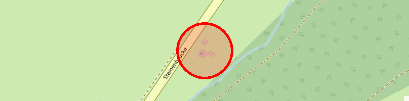 Standort des Blitzers auf Karte