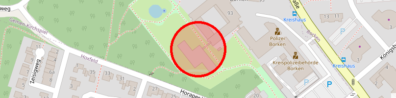 Bußgeldstelle Kartenansicht