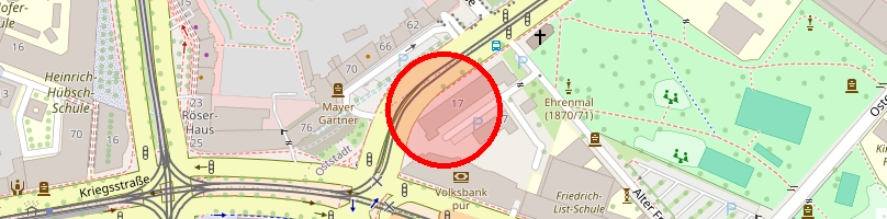 Bußgeldstelle Kartenansicht